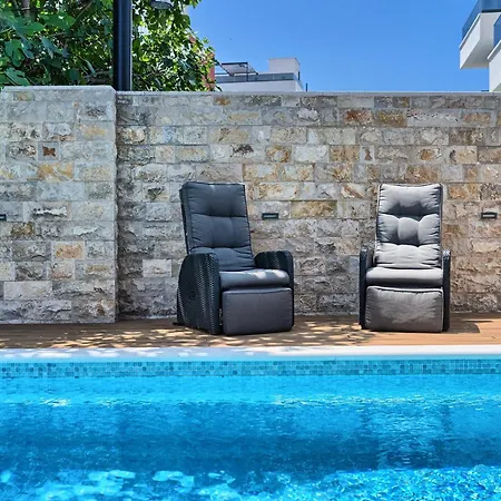 アパート Palm Garden - Private Pool And Barbecue *
