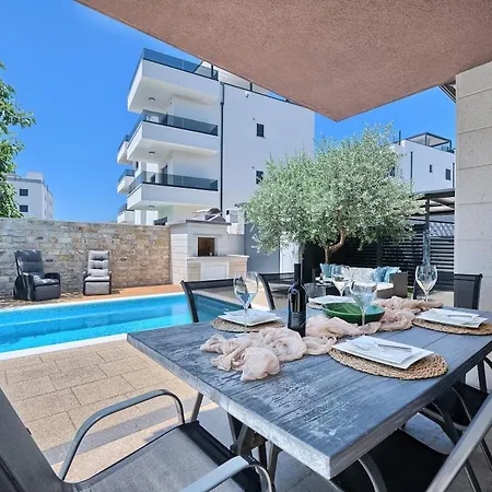 アパート Palm Garden - Private Pool And Barbecue *